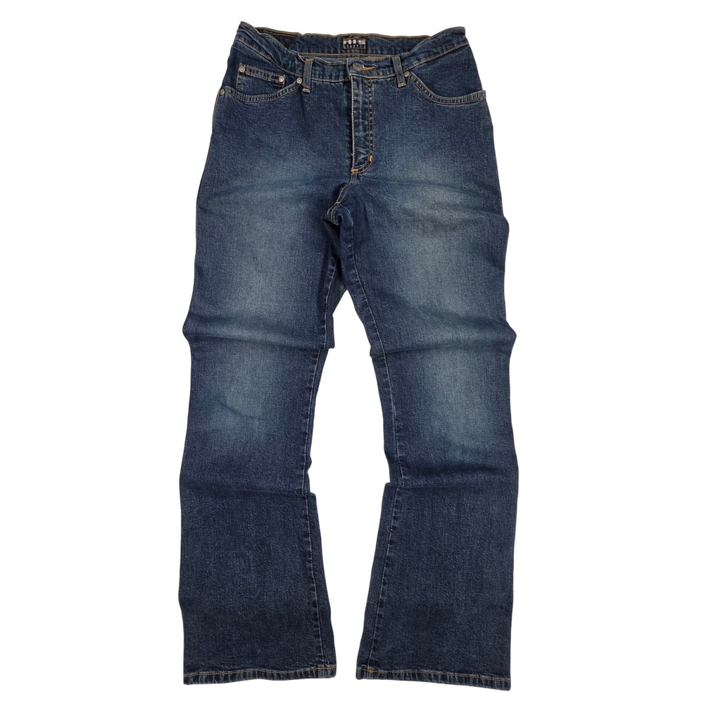 H.I.S Henry I Siegel Stretch Jeans Medium Wash Blue Denim 38-33 IE260C5V